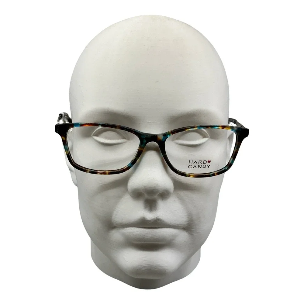 Hard Candy Sweet As Pie HCV18 Eyeglasses Frames Brown Blue Tortoise 54-16-140
